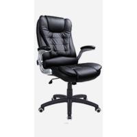Silla Giratoria de Oficina, PU Resistente, Ajustable en Altura, Diseño Ergonómico, Negro - details 17