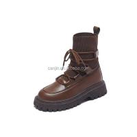Nuevos modelos de lanzamiento, botas famosas, calcetines de tacón alto, zapatos de invierno para mujer, moda americana barata 2025 - details 1