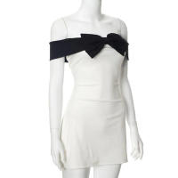 Mini vestido de empalme con lazo para mujer, vestido ajustado de cintura alta, Sexy, hombros descubiertos, fiesta Retro - details 1