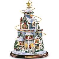 Pegatinas de Ventana de Navidad 2024 Campana de Navelganta Pino de PVC Autoadhesiva - details 10