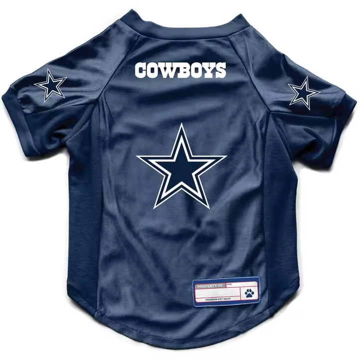 Littlearth Dallas Cowboys NFL Camisetas elásticas para perros grandes - 1