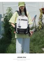 Mochila escolar Kawaii para niñas, bolso de hombro de viaje grande, impermeable, portabilidad, adolescentes, estudiantes uniformes - details 10