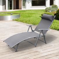 Silla de Jardín Plegable con Resalto Ajustable 7 Niveles Carga de 165kg - details 1