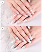 KADS-puntas de uñas postizas profesionales, 500 piezas, con gradiente brillante, de colores, fáciles de operar - details 9