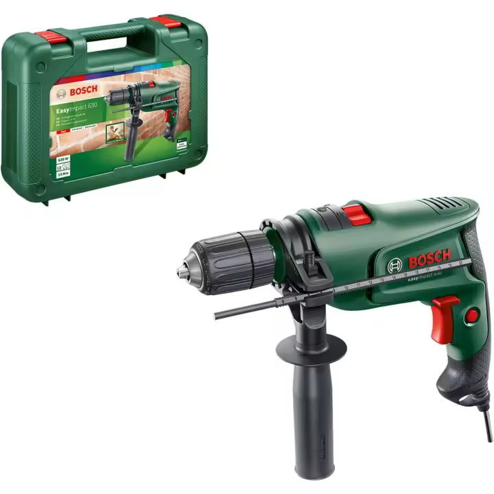 Taladro percutor eléctrico EasyImpact 630, 630 W, en maletín de transporte - 1