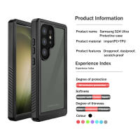 Funda impermeable IP68 para Samsung Galaxy S24 S23 Ultra Plus, cubierta anticaída de grado militar para natación y buceo, 5 metros - details 6
