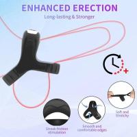 Anillo vibrador sexy de empaque privado para hombres, anillos de retraso de la eyaculación, vibradores masculinos, juguetes sexuales para parejas adultas mayores de 18 años. - details 3