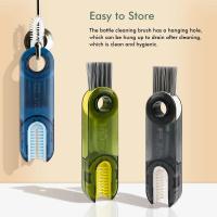 Cepillo de Limpieza 3 en 1, Limpiador de Silicona para Botella de Agua p, Multiusos, Vaso en Forma de U, Grietas - details 1