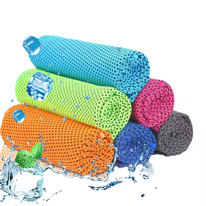 Toalla refrescante de microfibra para Fitness, viaje, Yoga, 6 piezas - 1