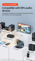 Transmisor receptor estéreo NFC Bluetooth 5,0, adaptador de Audio inalámbrico de baja latencia para TV/PC/coche/Kit/altavoz/proyector/amplificador - details 14