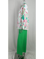 Junxi Wan Conjunto Casual de 2 Piezas Floral Camisa de Manga Larga y Pantalones de Pierna Ancha - details 13