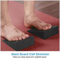 2 uds esteras de Yoga, rampa para sentadillas ajustable, tabla inclinada que mejora la fuerza para sentadillas y levantamiento muerto - details 5
