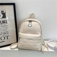 Mochila de Cuero Suave Versátil Retro Nueva Edición Coreana 2024 Bolso de Viaje de Moda Prism para Mujeres - details 8
