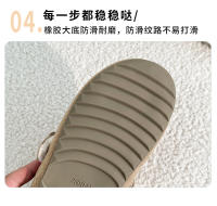 Un pedal de fondo plano bolsa cabeza perezosa medias zapatillas de terciopelo zapatos de mujer de gran tamaño. - details 16