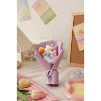 Regalos Día de la Madre, flores de choux sintéticas, pequeños ramos de flores tejidas, decoraciones para la temporada de graduación - details 3