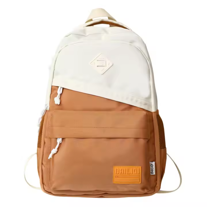 Mochila de Gran Capacidad 2025 Diseño de Colores Vibrantes Ideal para Estudiantes de Secundaria y Universidad Moda para Parejas - 1