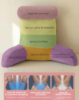 Cojín de respaldo Triangular para sofá, almohada decorativa para cabecera de cama, tumbona, lectura de TV, Lumbar - details 5