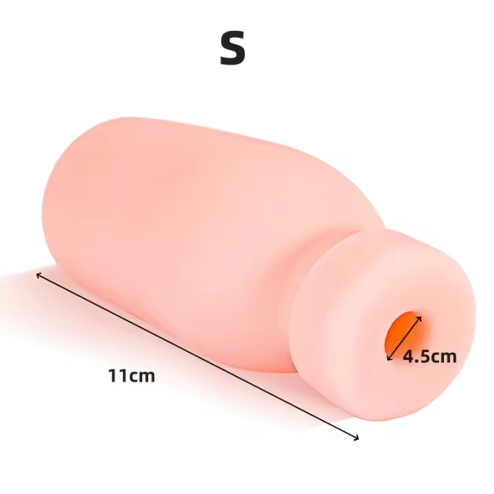 Masturbador masculino de bolsillo con forma de botella de leche juguete sexual para adultos masturbación masculina de placer - 1