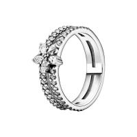 Caliente 100% libélula Margarita hoja Rosa moda circón ajuste Pandora anillo femenino encanto joyería regalo - details 4
