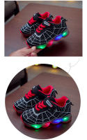 Zapatos deportivos con luces LED para niños, Zapatillas de malla para correr, zapatillas de Velcro antideslizantes luminosas - details 9