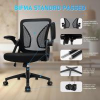 Silla de Oficina Ajustable en Altura Respaldo de Malla Transpirable Regulable en Ángulo - details 3