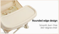 Silla portátil plegable para comer para bebés de 1 a 6 años, silla de comedor para niños, silla de Camping para bebés, silla de alimentación de tubería más gruesa de 1,8 KG - details 10