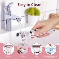 Maquinilla de afeitar eléctrica para mujer, kit de aseo recargable 4 en 1, para cara Afeitadora eléctrica, nariz, piernas y axilas - details 4