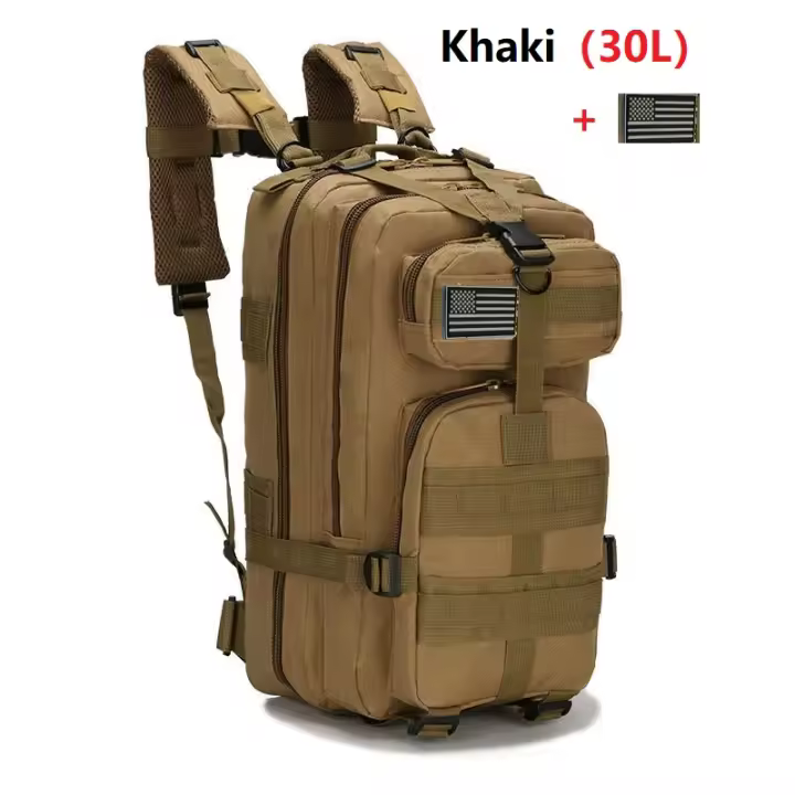 Mochila Impermeable de Nailon para Exteriores, Bolsa Militar Táctica, Morral de Deportes, Artículo de Acampada, Senderismo, Pesca y Caza, 10 l, 50 l, 1000D - 1