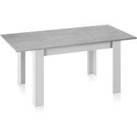 Mesa de Comedor Extensible Diseño Rectangular Danna Acabado en Blanco Artik y Roble Canadian - details 39