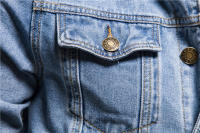 Chaqueta vaquera de algodón para hombre, abrigo informal ajustado, Primavera otoño - details 8