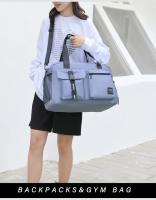 Bolso grande para Fitness, bolso deportivo para mujer, zapatos secos y húmedos, bolsillo, bandolera de un solo hombro, natación, Yoga, gimnasio, mochila de viaje - details 8