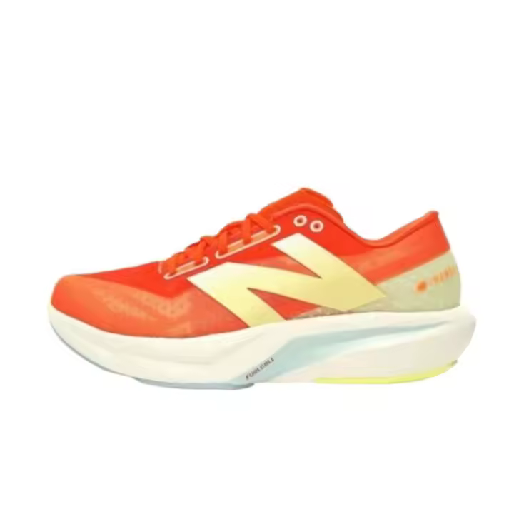 【Tienda oficial】 NB FuelCell Rebel V4 Running Light Yellow Zapatos deportivos para hombre y mujer apliques LETEN - 1