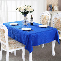 Cubierta protectora para mesa de comedor, mantel Jacquard rectangular ecológico, tela para boda, restaurante, reciclado, moderno - details 8