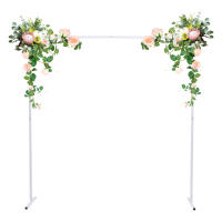 Marco de Metal para arco de globos, soporte de Metal para boda, cumpleaños, fiesta, ceremonia, decoración de jardín, 2x2 m - details 6