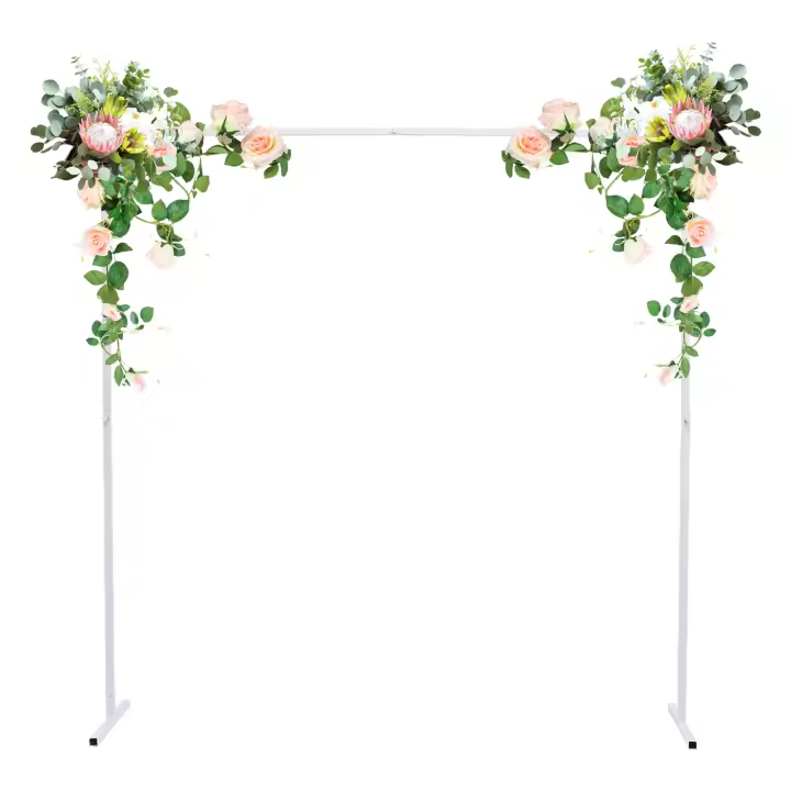 Marco de Metal para arco de globos, soporte de Metal para boda, cumpleaños, fiesta, ceremonia, decoración de jardín, 2x2 m - 1