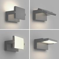 Lámpara LED de Pared de 24W para Exterior Interior IP65, Luz de Pared Ajustable, Moderno Apliques de Pared Aluminio para Entrada Jardines Pasillo Sala, Blanco Cálido 2700K-3000K, Bronce - details 61