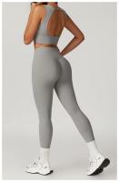 Pantalones de Yoga de Cintura Alta ALO NEAD Elevación de Cadera Alta, Salto Seco, Sensación Nude, Ajuste para Mujeres, Primavera/Otoño - details 4