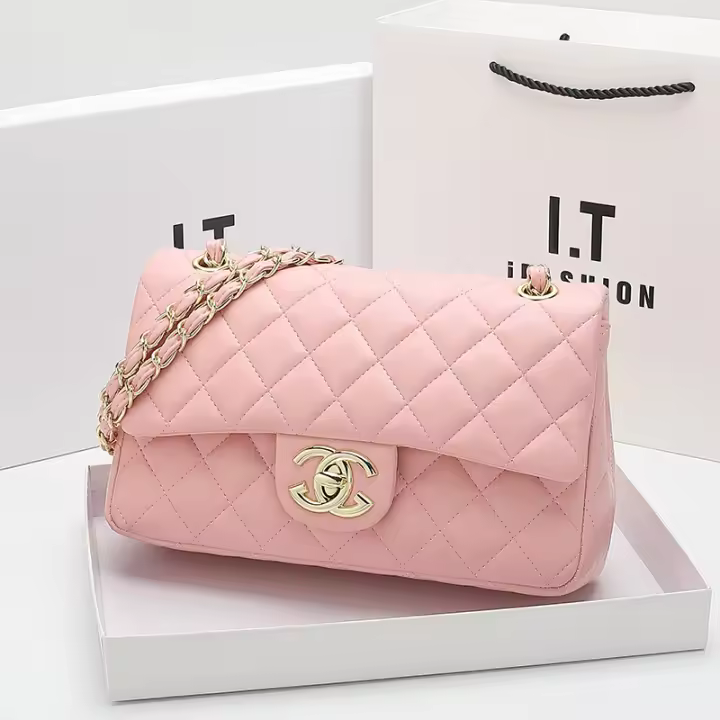 Nuevo bolso de mensajero de hombro versátil de moda, bolso de cadena de diamantes - 1