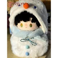 Evelyn-Muñeca de peluche de 20CM, mono cálido, sombrero, gorro, ropa de muñeco de nieve, traje Genshin Impact Love and Deepspace, regalo de Navidad - details 5