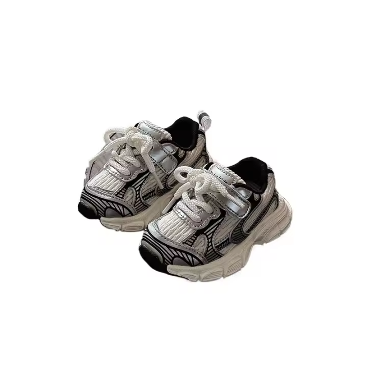 Zapatos de papá para niños y niñas, zapatos casuales para niños con suela suave, zapatos deportivos para bebés y niños, tendencia. - 1