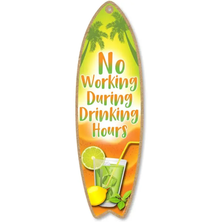Cartel colgante de madera para tabla de surf, cartel de pared para playa, decoración del hogar, cafetería y Bar, temática de verano al aire libre - 1