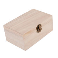 Caja de Madera de Alta Calidad S/M/L con Tapa Artesanal y Encaje Cuadrado para Decoración del Hogar y Almacenamiento de Suministros - details 6