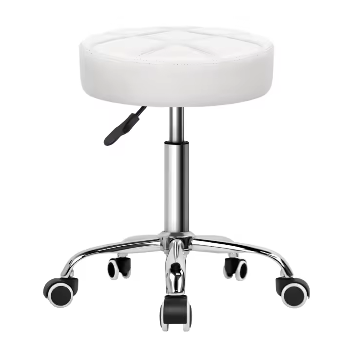 Silla de Escritorio Ajustable de Altura KKTONER Diseño de Rodillo Redondo de Cuero PU - 1