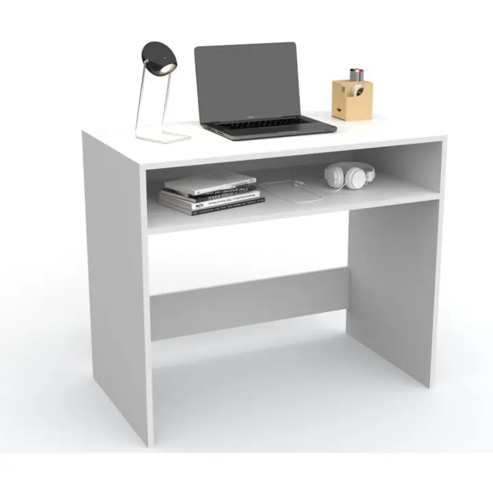 Estudio balda, Mesa Ornador, Mesa Juvenil 90cm (Blanco) - 1