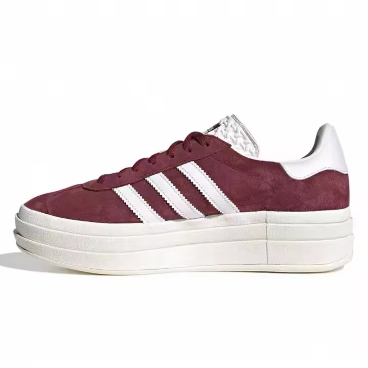 Buroalma Zapatos de mujer gezelle 2025 nuevos zapatos de plataforma de suela gruesa que realzan la altura, zapatillas casuales Dexun de tres barras - 1