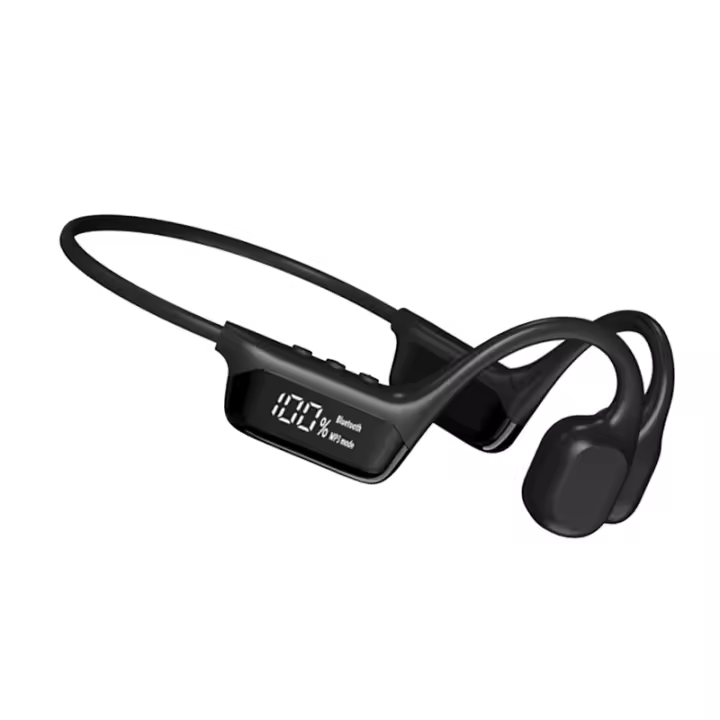 Auriculares de conducción ósea Real, cascos con pantalla Digital de 32GB, Bluetooth 5,4, MP3, IPX8, impermeables, para natación, deportes, música HIFI - 1