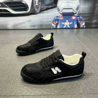 Zapatos zapatos de los hombres 2025 nuevos zapatos bajos con cordones Forrest Gump versátiles zapatos de entrenamiento alemanes de suela blanda de moda zapatos deportivos y de ocio transpirables - details 1