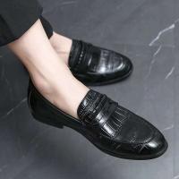 Zapatos Para Hombre de cuero repujado, informales, lujosos, británicos, formales, Oxford - details 7