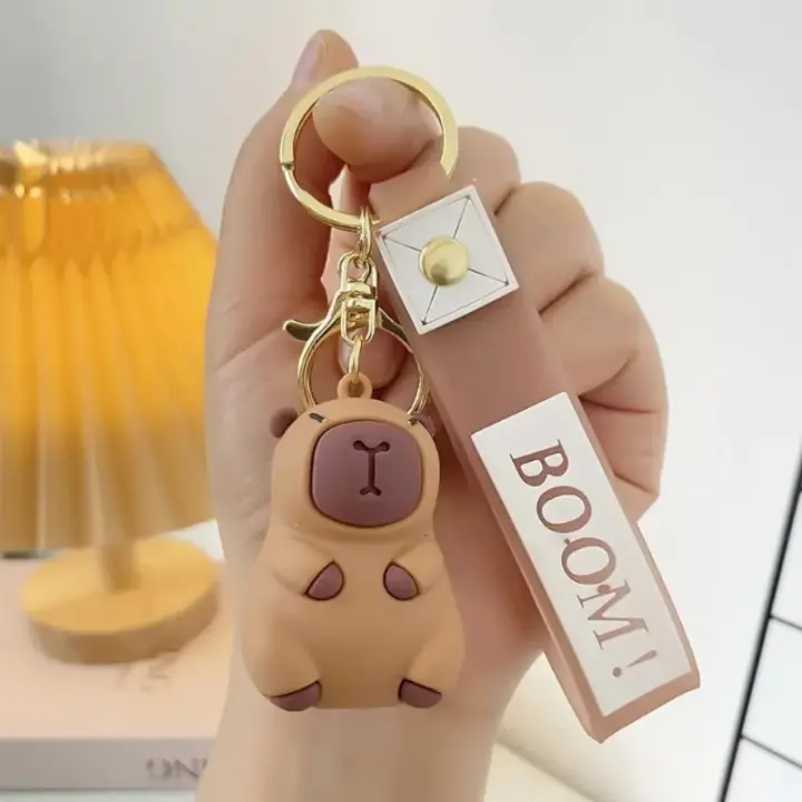 Llavero de Capybara Creativo Colgante de Dibujos Animados Encanto de Muñeca para Mujeres - 1