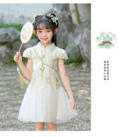 Hanfu para niñas, novedad de verano, falda de princesa nacional, vestido Cheongsam de estilo antiguo de hadas para niños - details 3